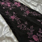 Black Retro Elegant Pink Beaded Chiffon Prom Dress Evening Dress Birthday Party Dress SH3595