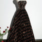 Shiny A Line Strapless Sequins Long Prom Dress  Evening Dress SH1717