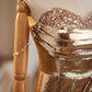 Golden Mermaid Sequins Long Prom Dress Evening Dress SH1619