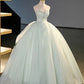 Ball Gown Sweetheart Light Green Chiffon Prom Dress Quinceanera Dresses SH1680