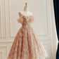 Cute A Line Off the Shoulder Appliques Tulle Short Prom Dress Homecoming Dress SH1738