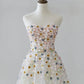 Beautiful A Line Sweetheart Tulle Lace Flower Long Prom Dresses SH1674