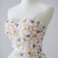 Beautiful A Line Sweetheart Tulle Lace Flower Long Prom Dresses SH1674