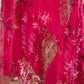 Sexy Mermaid Spaghetti Strap Pink Print Floral Chiffon Prom Dress Wedding Guest Dress SH4326