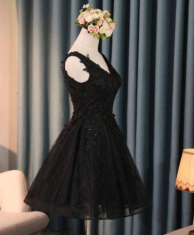 0210,black mini evening dresses sleeveless women dress v-neck tulle fashion dresses applique beaded homecoming dress