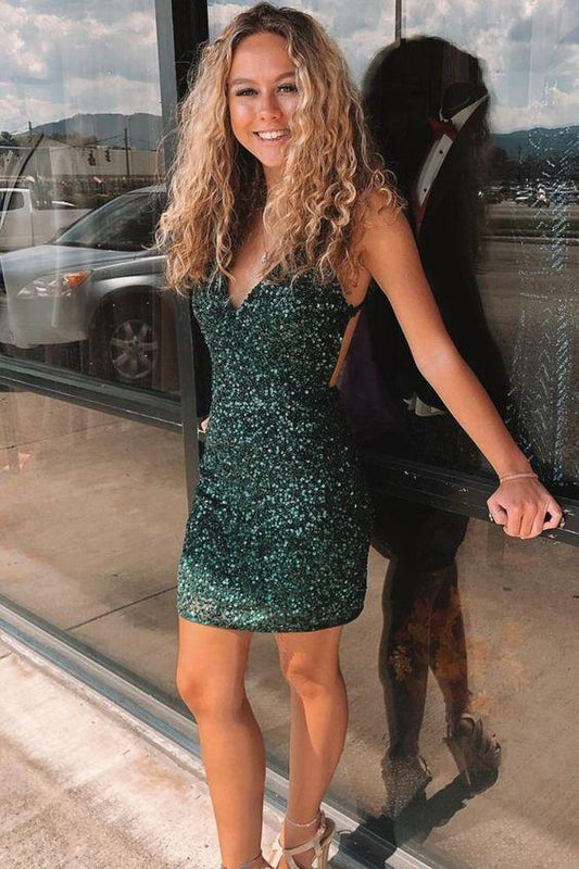 Sequin Homecoming Dress shinydress Sequin Homecoming Dress shinydress