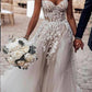 Fashion Appliques Tulle Ball Gown Wedding Dress T990
