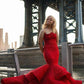 SWEETHEART MERMAID EVENING PROM PARTY GOWNS SLEEVELESS SAS17