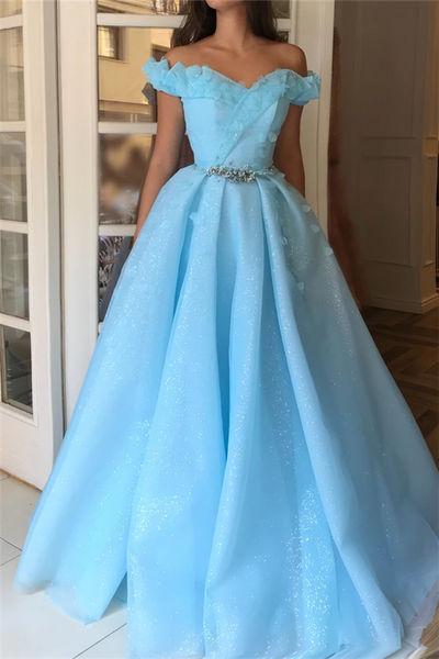 CHARMING SWEETHEART SLEEVELESS BEADING LONG PROM PARTY GOWNS SAS24
