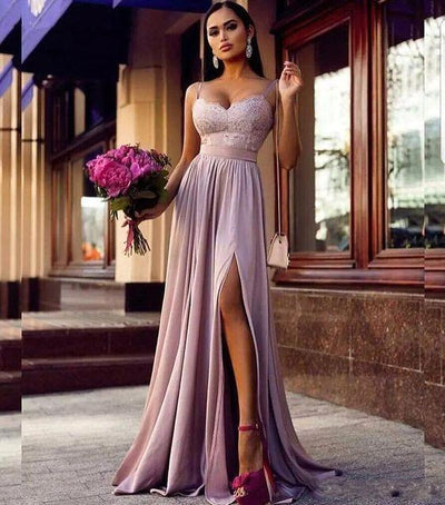 SLEEVELESS LONG FORMAL CHIC EVENING GOWN PROM DRESS SAS37