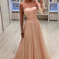 SEE THROUGH TULLE BUBBLE SLEEVES PARTY GOWNS ROM DRESS SAS63