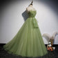 Ball Gown Prom Dresses Long Sage Green Evening Dress SH063