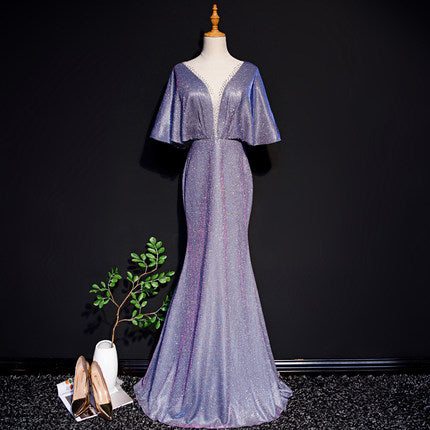 Mermaid Sequin Long Prom Dresses SH189
