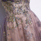 Cute A line Long Sequin Prom Dresses SH053