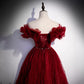 Off The Shoulder Red Prom Dresses Sexy Evening Dress SH103