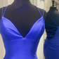 Tight Light Blue Mini Party Dress SA838