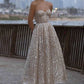 Sweet Love Sequin Strapless Midi Dress Prom Dresses SH277