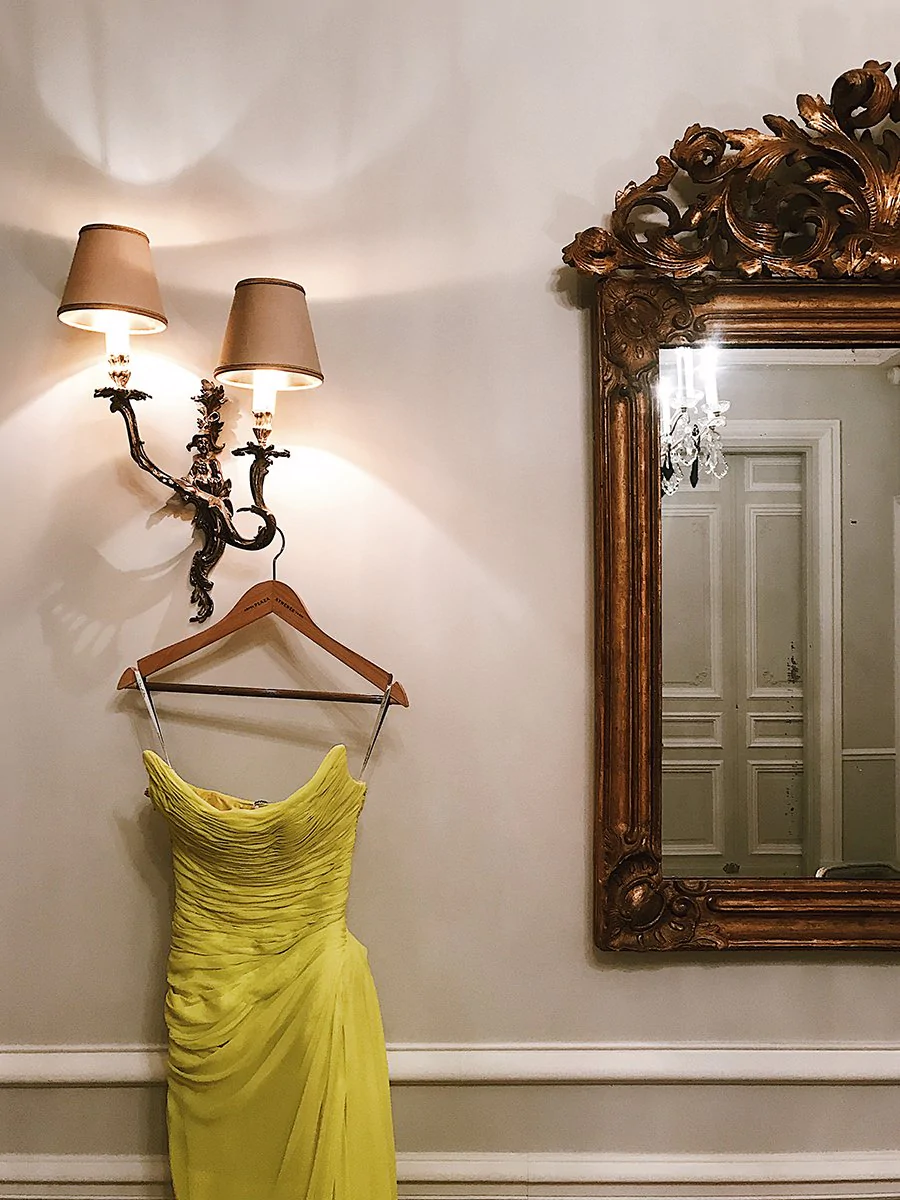 Long Chiffon Yellow Prom Dresses with Irregular Skirt Evening Dress SH301