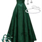 Stylish Green Prom Dress With Straps SH358