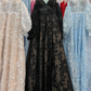 Sparkle Princess Bustier Puff Sleeve Lace Long Prom Gown SH370