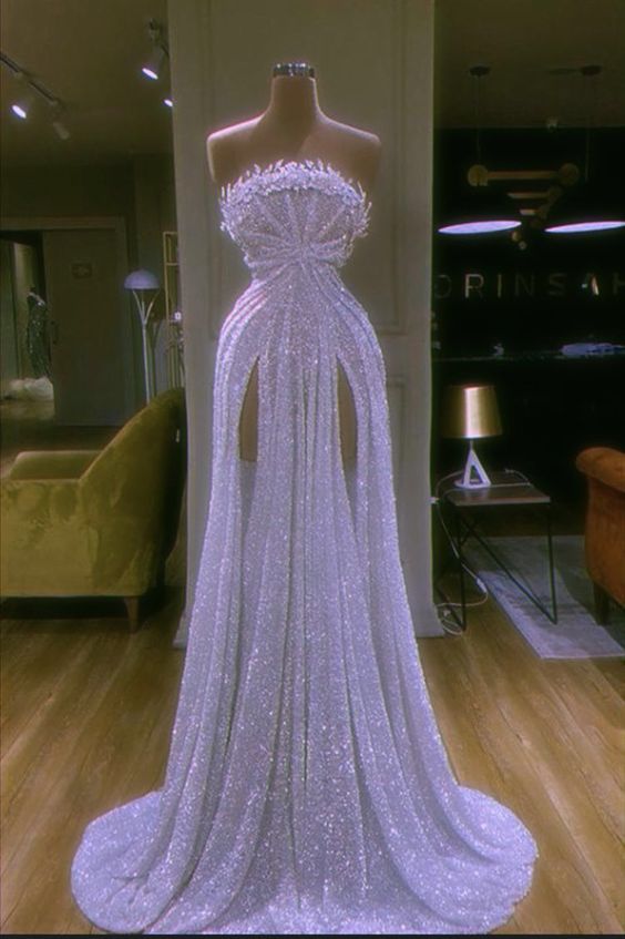 Mermaid Evening Dress Long Prom Gown SH394