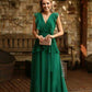 Beautiful Spaghetti Strap Emerald Green Prom Dress SH482
