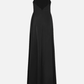 Spaghetti-Straps Mermaid Ruffles Black Prom Dress SH528