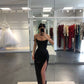 Gorgeous Prom Dresses,Sequin Evening Dresses,Long Formal Gowns,Black Formal Dress SH537