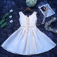 Simple Satin Hoco Dress Short Homecoming Dresses SH142
