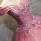 Charming Ball Gown Off-The-Shoulder Tulle Sweet 16 Dress, Quinceanera Dress KS5490