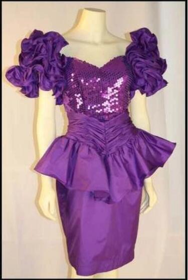 Unique Purple Short Prom Dress, Formal Evening Dress T1496